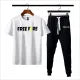 Free fire Yellow & Black Printed Tracksuit For Men & Boys - Soft & Comfortable Fabric Trouser & tshirts for men