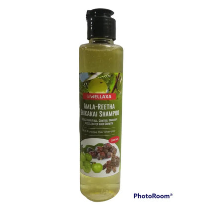Amla Reetha Shikakai Shampoo 120 ML by Wellaxa