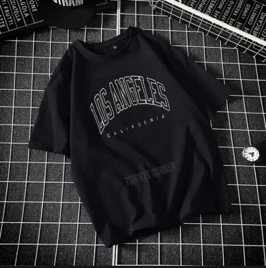 New Trendy Summer Collection T shirt New Stylish LOS ANGELES CALIFORNIA Design Tee shirt Round Neck Export Quality Top